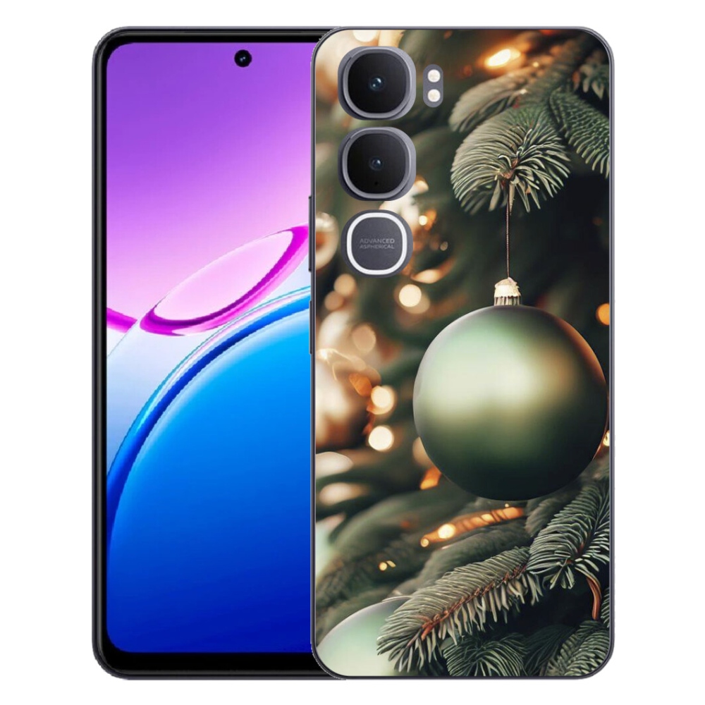 Gelový kryt mmCase na Vivo Y31 5G - vánoční ozdoby 1