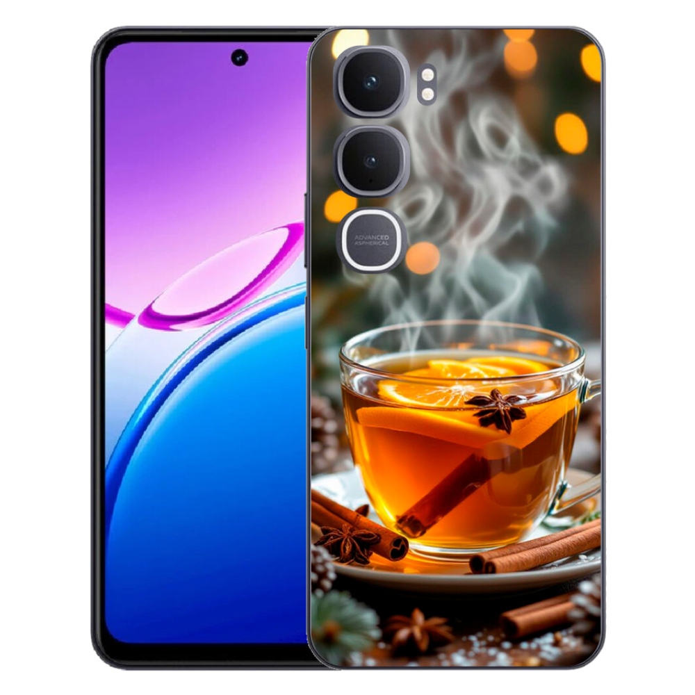 Gelový kryt mmCase na Vivo Y31 5G - vánoční punč