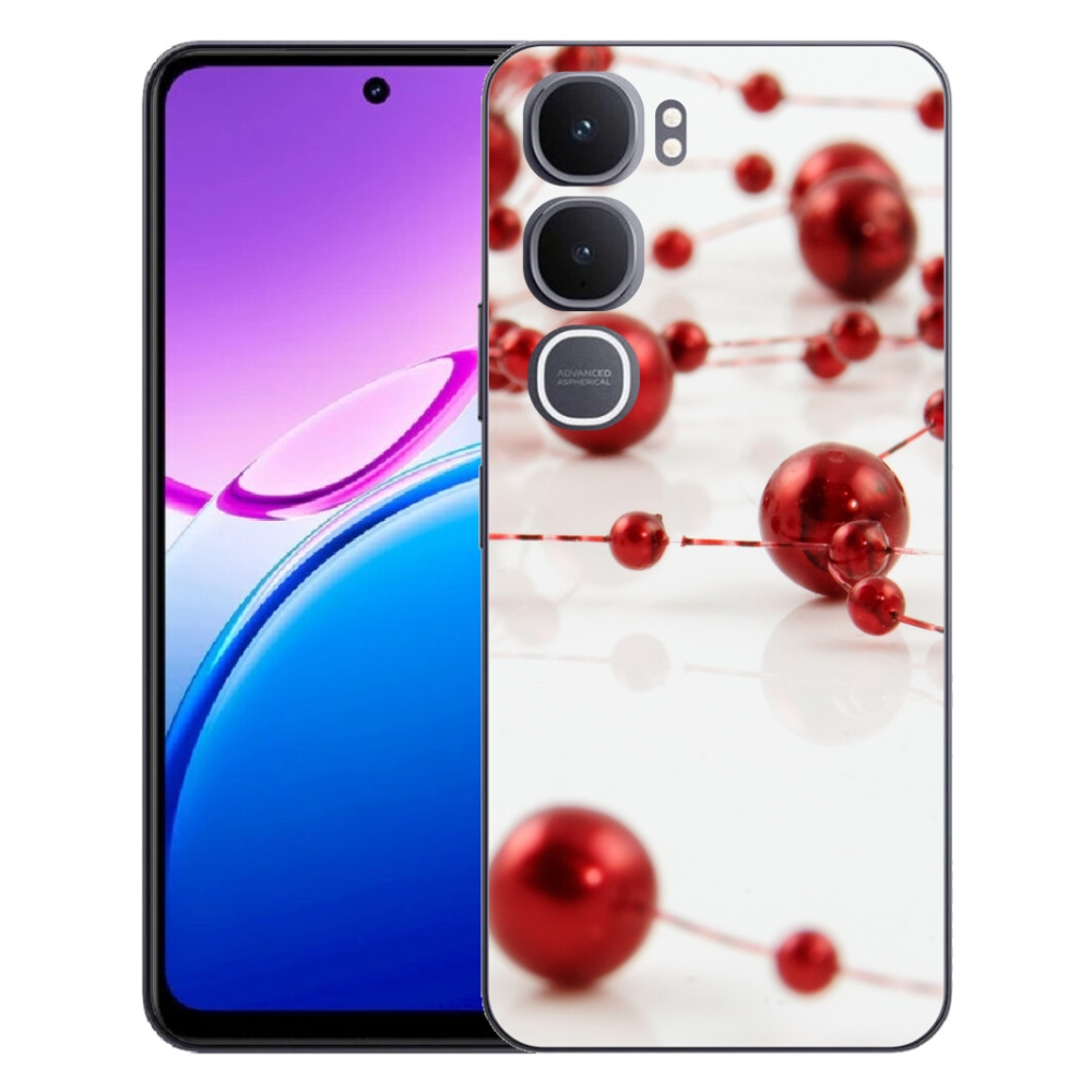 Gelový kryt mmCase na Vivo Y31 5G - vánoční řetěz