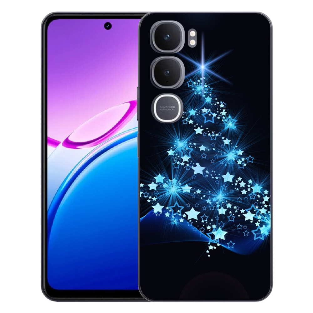 Gelový kryt mmCase na Vivo Y31 5G - vánoční stromek