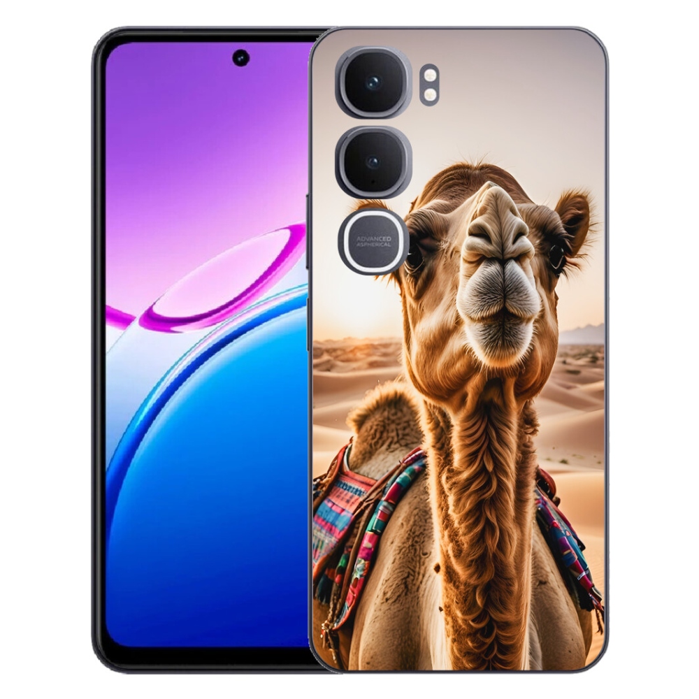Gelový kryt mmCase na Vivo Y31 5G - velbloud