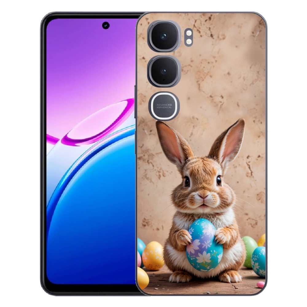 Gelový kryt mmCase na Vivo Y31 5G - velikonoční králíček