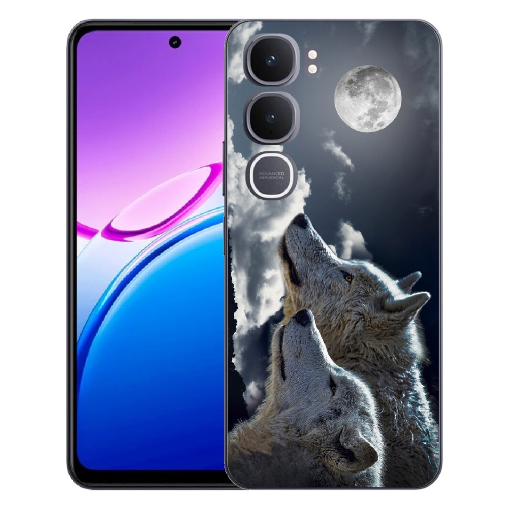 Gelový kryt mmCase na Vivo Y31 5G - vlci