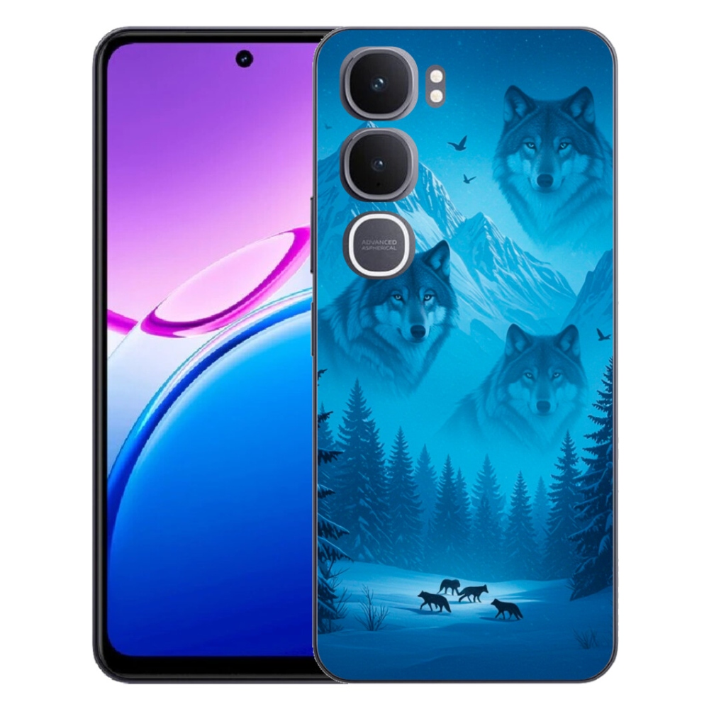 Gelový kryt mmCase na Vivo Y31 5G - vlčí smečka