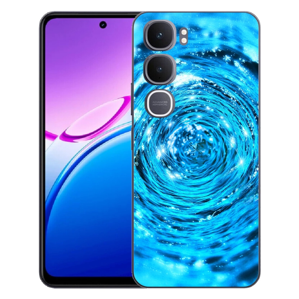 Gelový kryt mmCase na Vivo Y31 5G - vodní vír