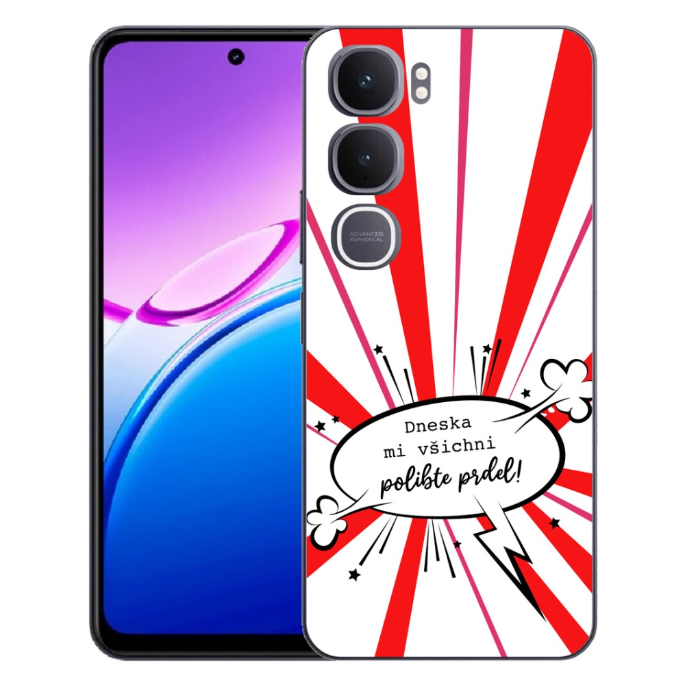 Gelový kryt mmCase na Vivo Y31 5G - vtipný text 15 bílé pozadí
