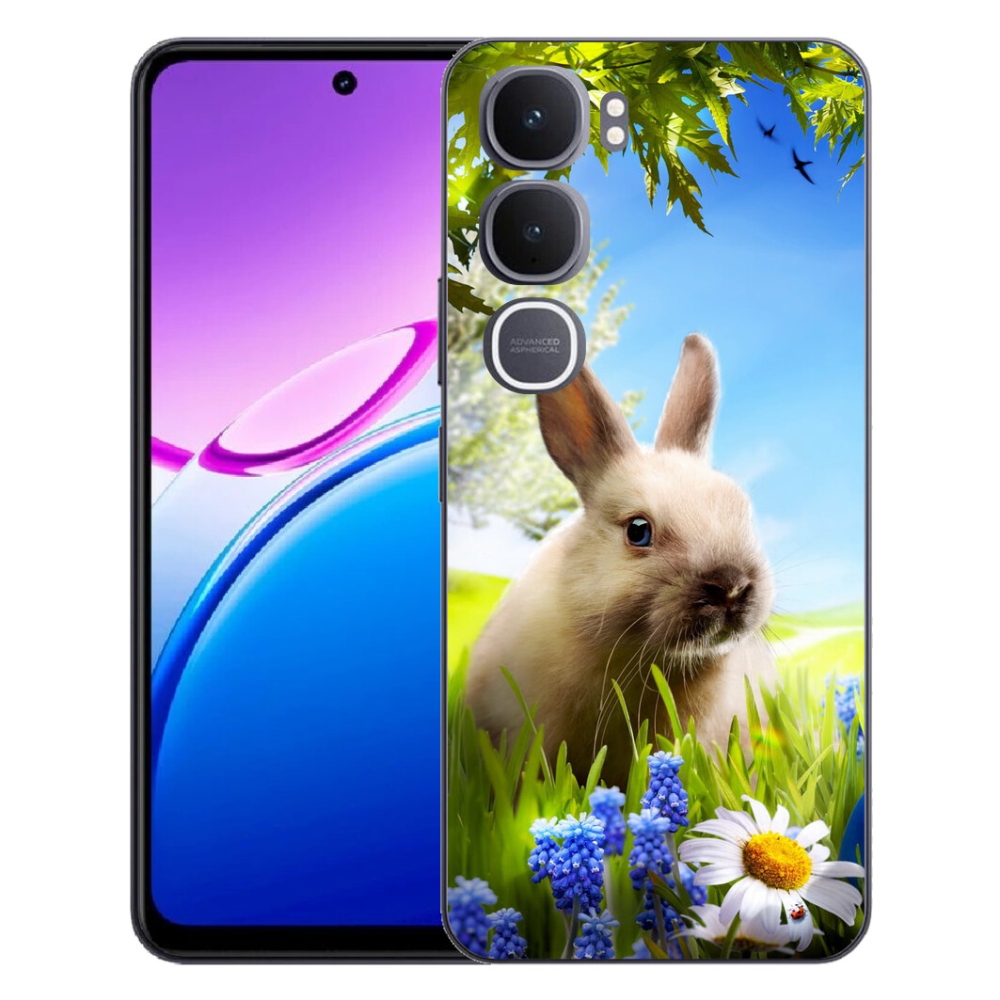 Gelový kryt mmCase na Vivo Y31 5G - zajíček