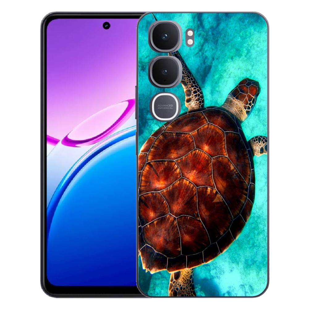 Gelový kryt mmCase na Vivo Y31 5G - želva