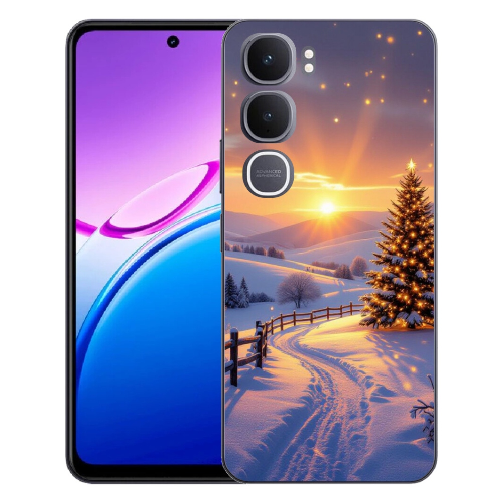 Gelový kryt mmCase na Vivo Y31 5G - zimní krajina