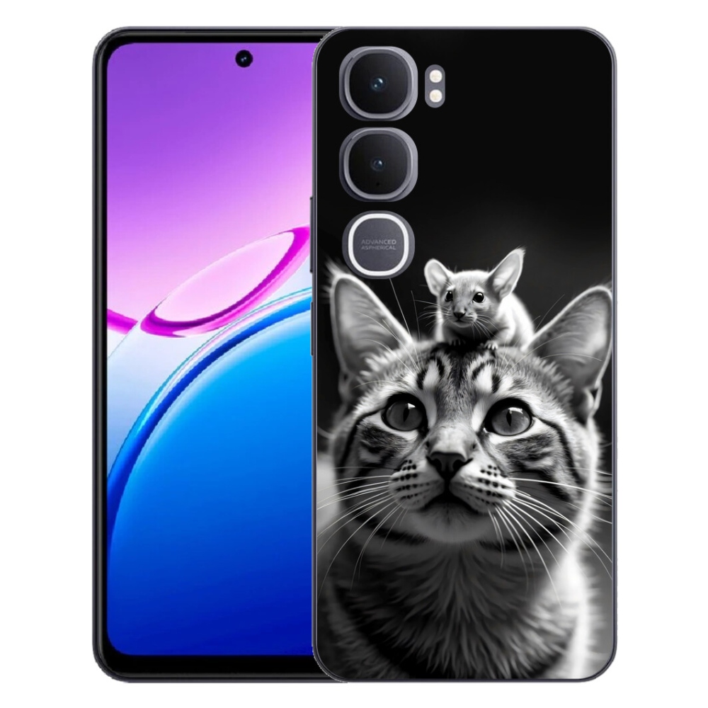 Gelový kryt mmCase na Vivo Y31 5G - zvířecí přátelství 2