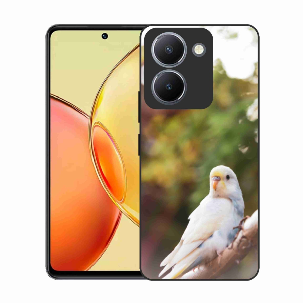 Gelový kryt mmCase na Vivo Y36 - andulka bílá