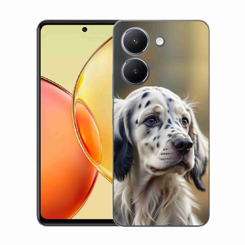 Gelový kryt mmCase na Vivo Y36 - anglický setr
