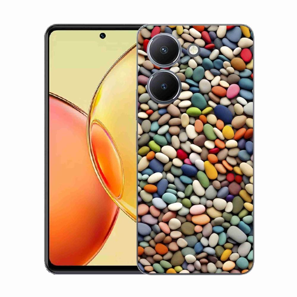 Gelový kryt mmCase na Vivo Y36 - barevné kamínky 2
