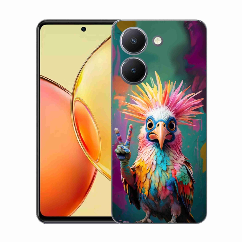 Gelový kryt mmCase na Vivo Y36 - barevný rebel