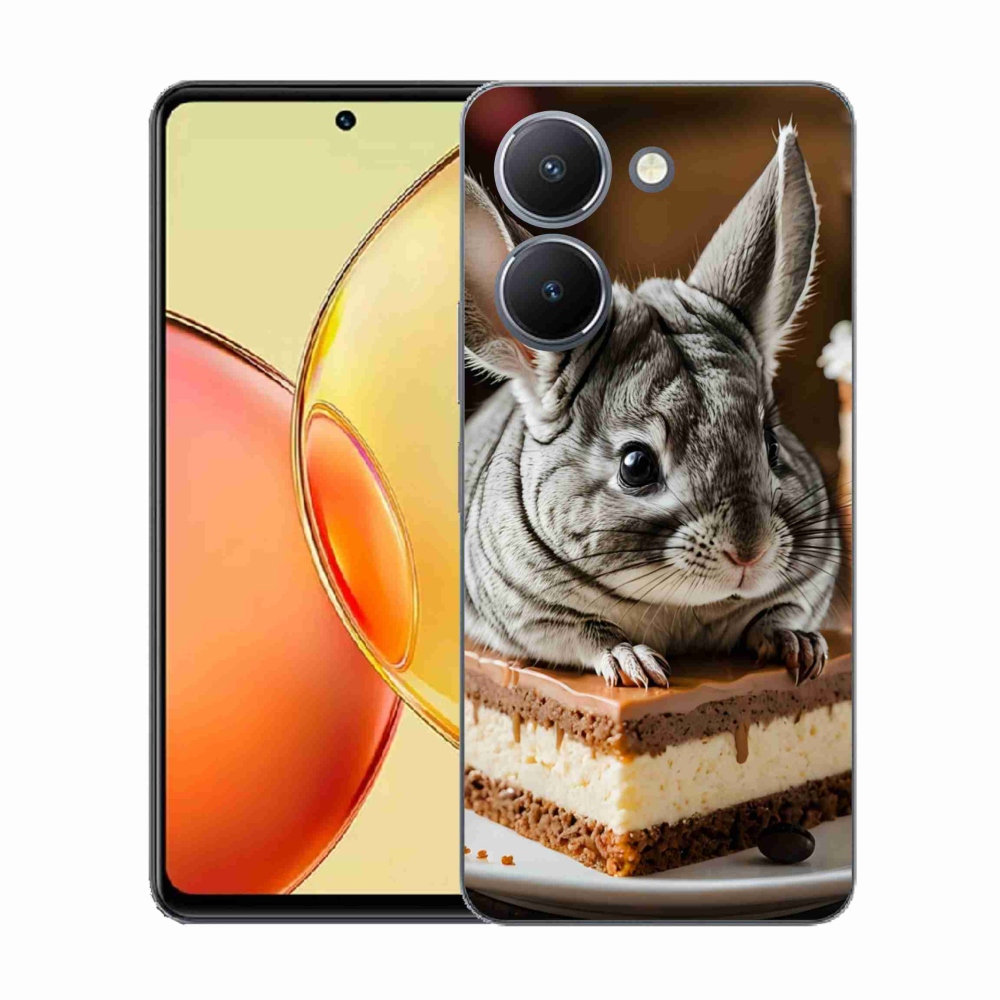 Gelový kryt mmCase na Vivo Y36 - činčila