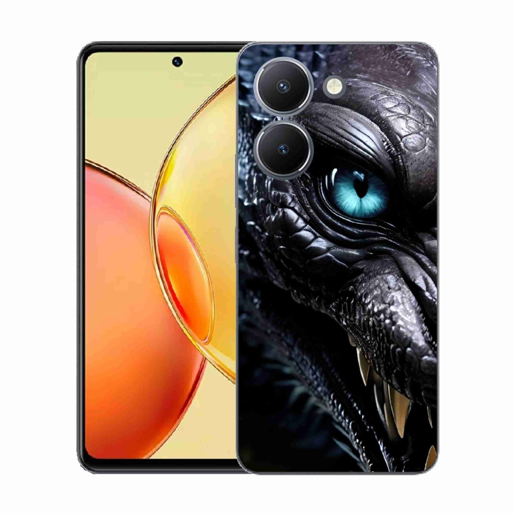 Gelový kryt mmCase na Vivo Y36 - dračí pohled