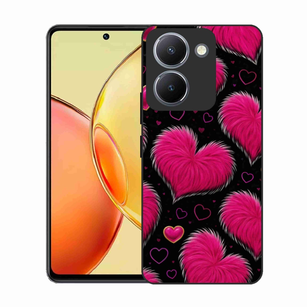 Gelový kryt mmCase na Vivo Y36 - hebká srdce