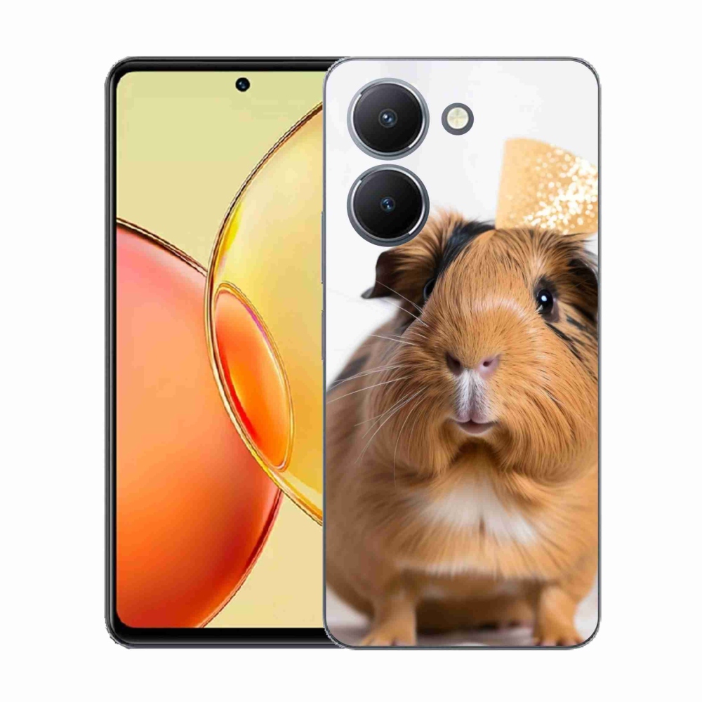 Gelový kryt mmCase na Vivo Y36 - hnědé morče