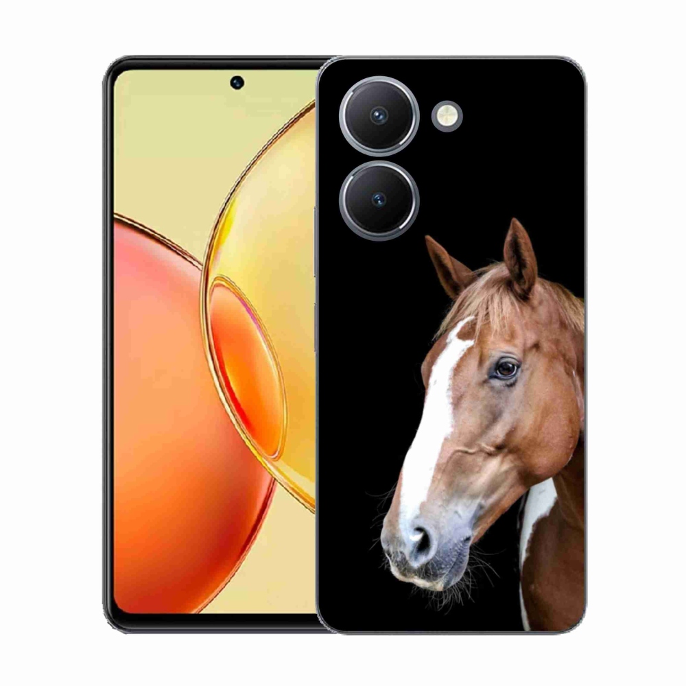 Gelový kryt mmCase na Vivo Y36 - hnědý kůň 3
