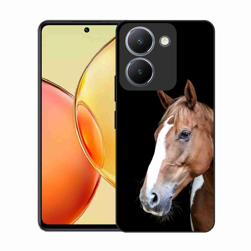 Gelový kryt mmCase na Vivo Y36 - hnědý kůň 3