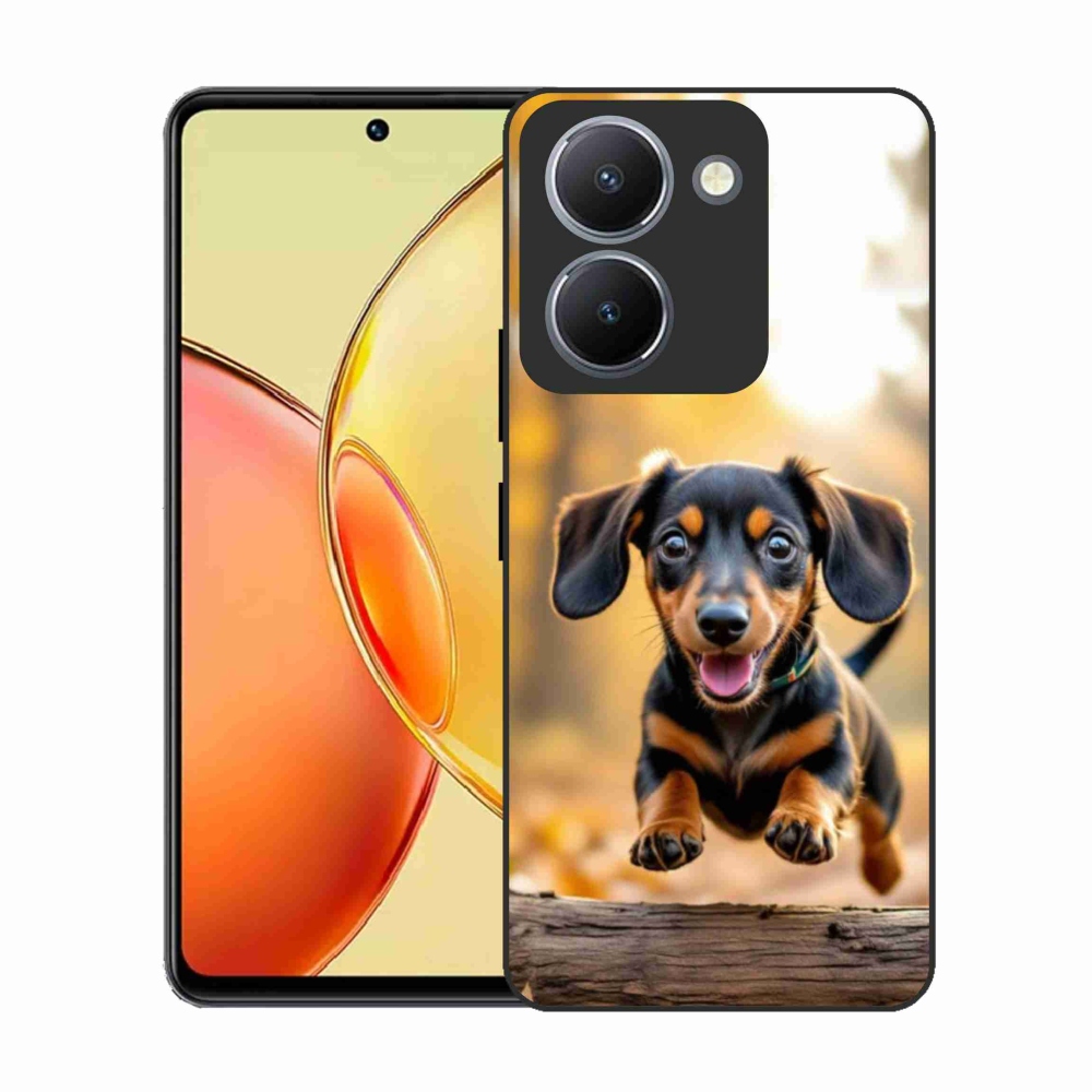 Gelový kryt mmCase na Vivo Y36 - jezevčík 2