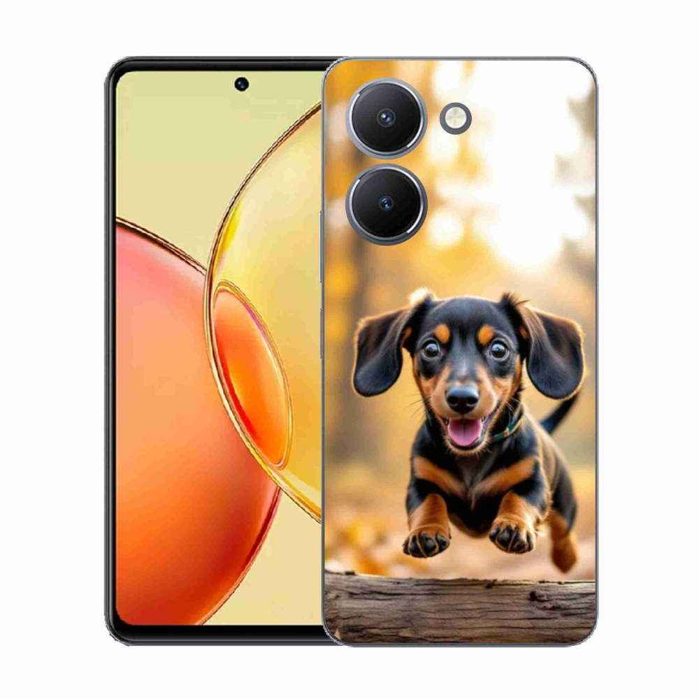 Gelový kryt mmCase na Vivo Y36 - jezevčík 2
