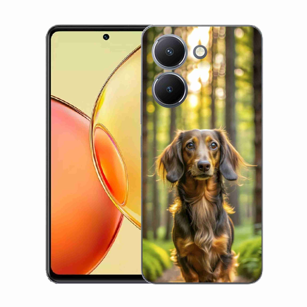 Gelový kryt mmCase na Vivo Y36 - jezevčík 4