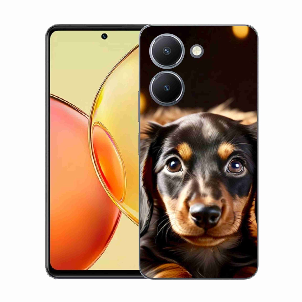Gelový kryt mmCase na Vivo Y36 - jezevčík