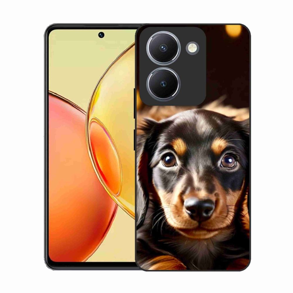 Gelový kryt mmCase na Vivo Y36 - jezevčík