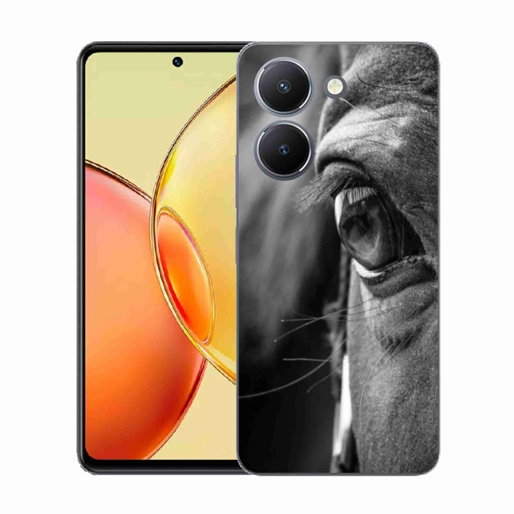 Gelový kryt mmCase na Vivo Y36 - koňský pohled