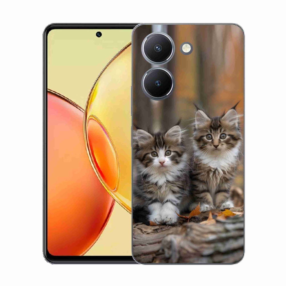 Gelový kryt mmCase na Vivo Y36 - kočičí duo 3