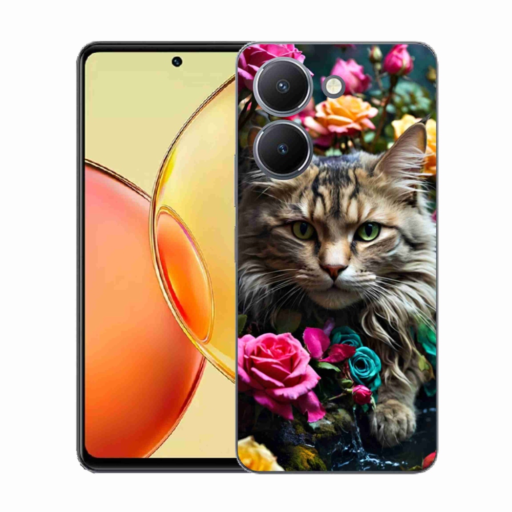 Gelový kryt mmCase na Vivo Y36 - kočíčí pohled 2