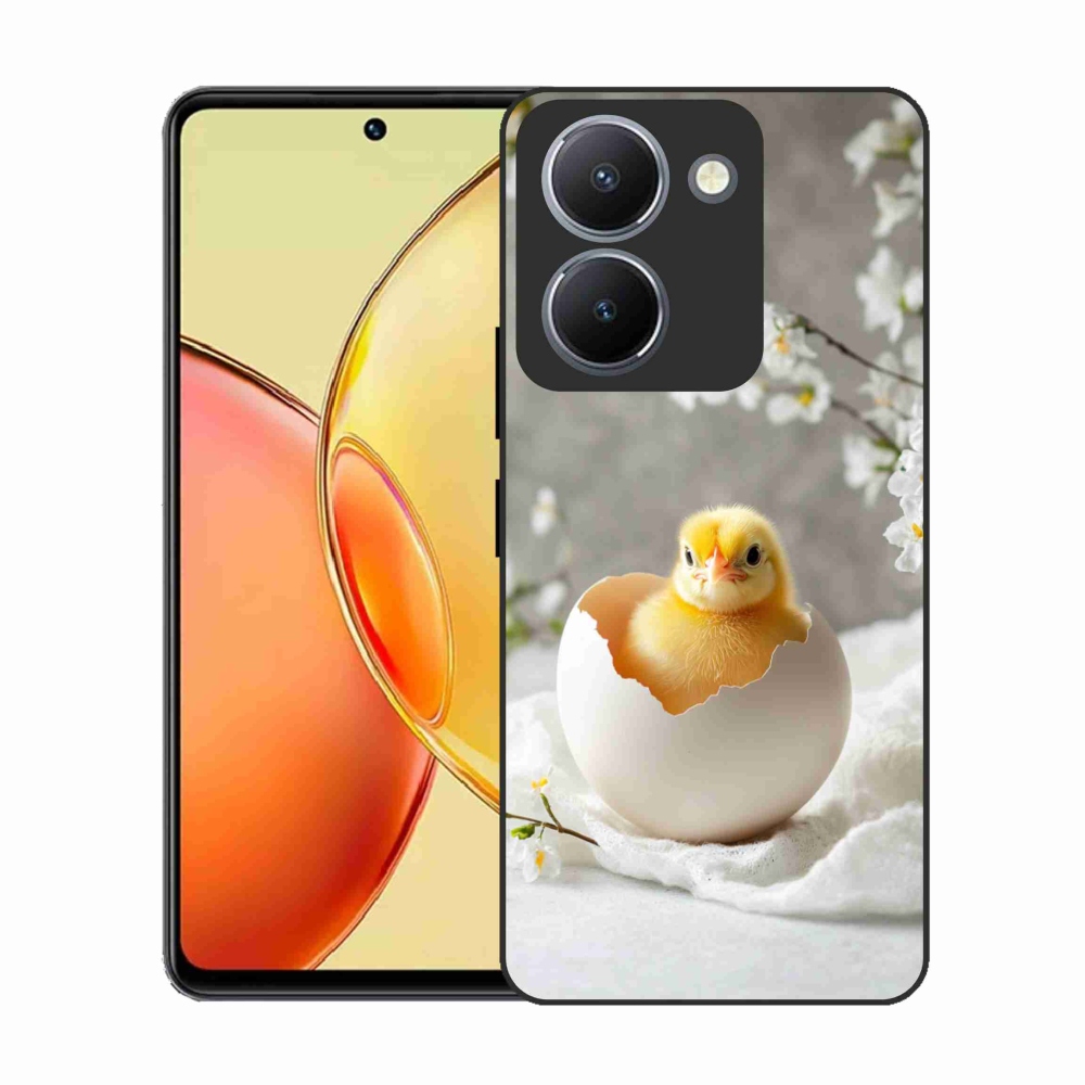 Gelový kryt mmCase na Vivo Y36 - kuřátko