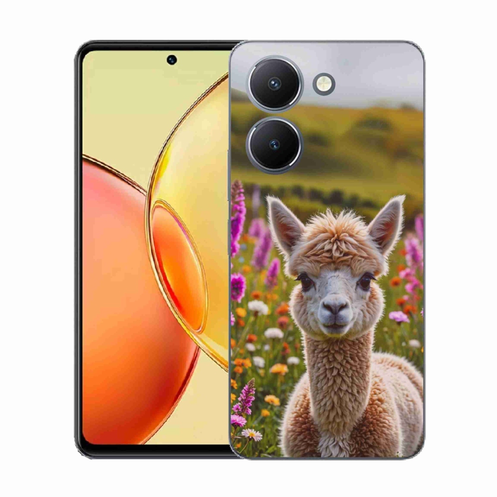 Gelový kryt mmCase na Vivo Y36 - lama na louce