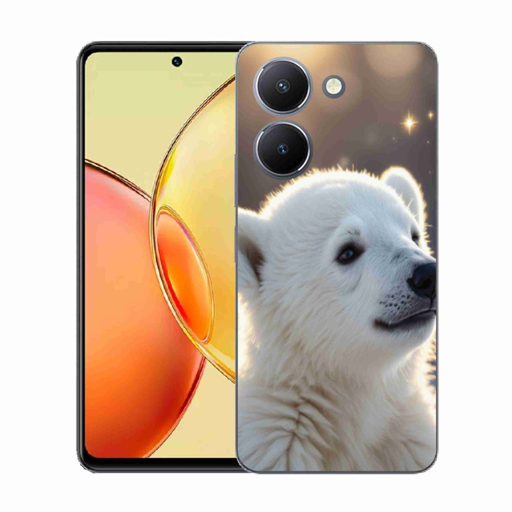 Gelový kryt mmCase na Vivo Y36 - lední medvěd