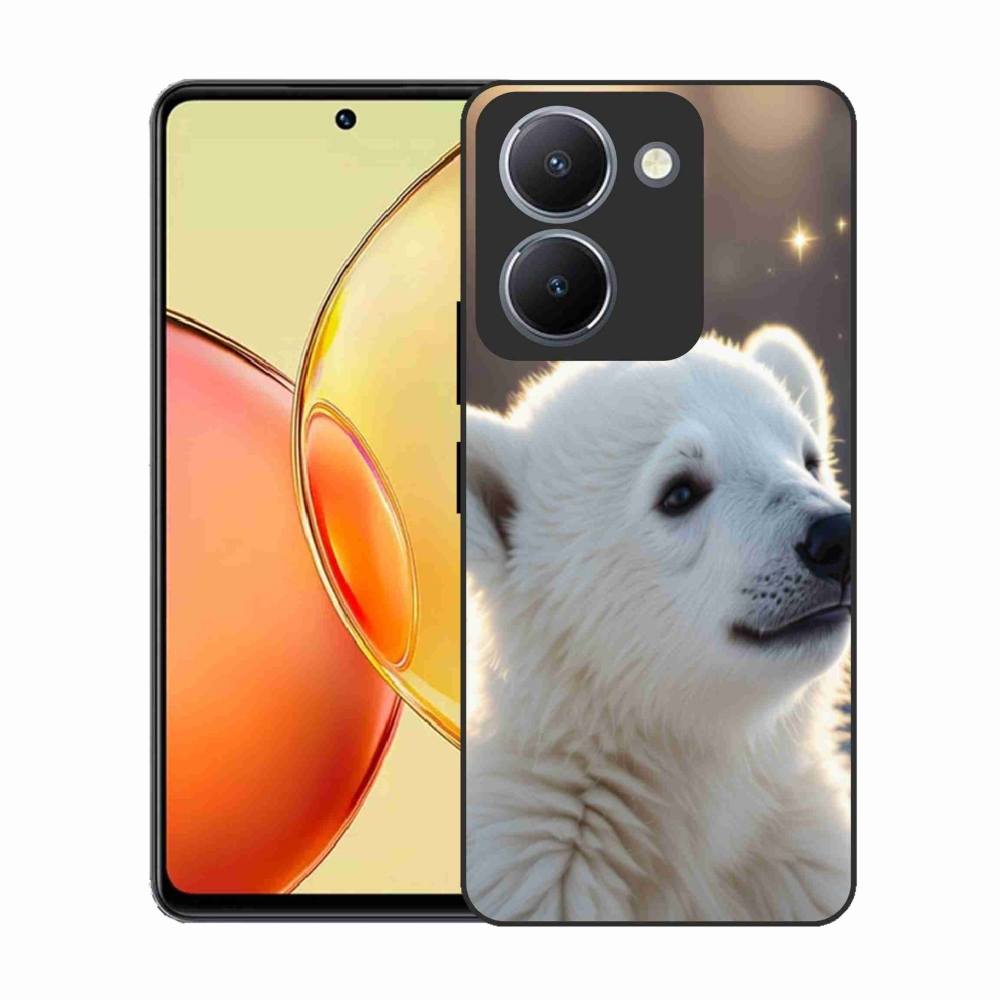 Gelový kryt mmCase na Vivo Y36 - lední medvěd