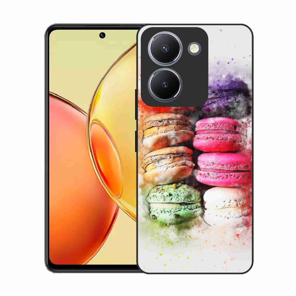 Gelový kryt mmCase na Vivo Y36 - makrónky