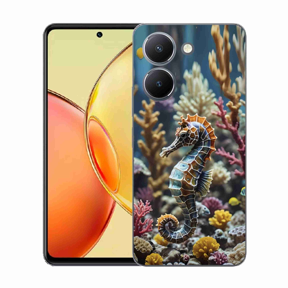 Gelový kryt mmCase na Vivo Y36 - mořský koník 2