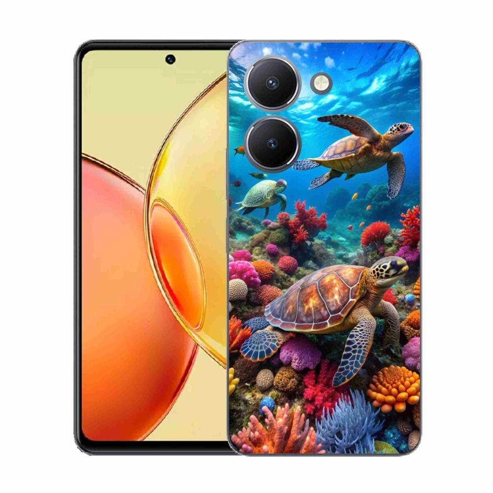 Gelový kryt mmCase na Vivo Y36 - mořský svět 2