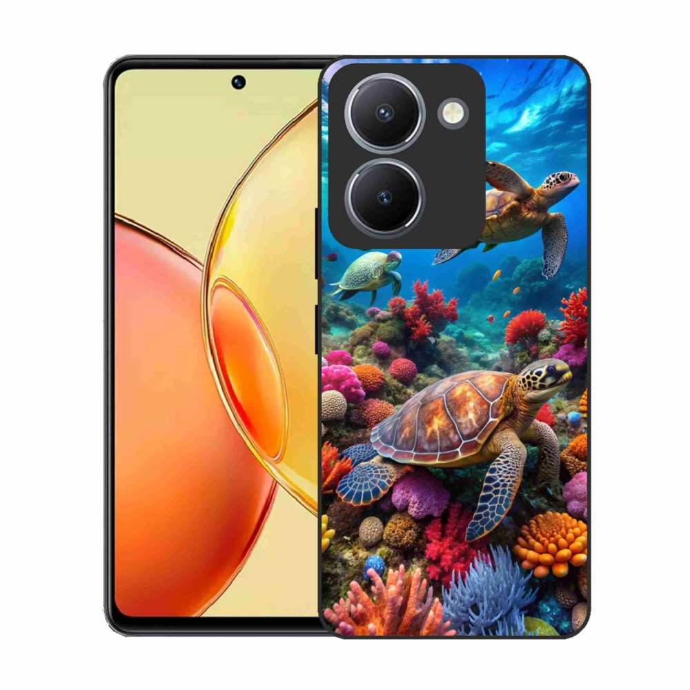 Gelový kryt mmCase na Vivo Y36 - mořský svět 2