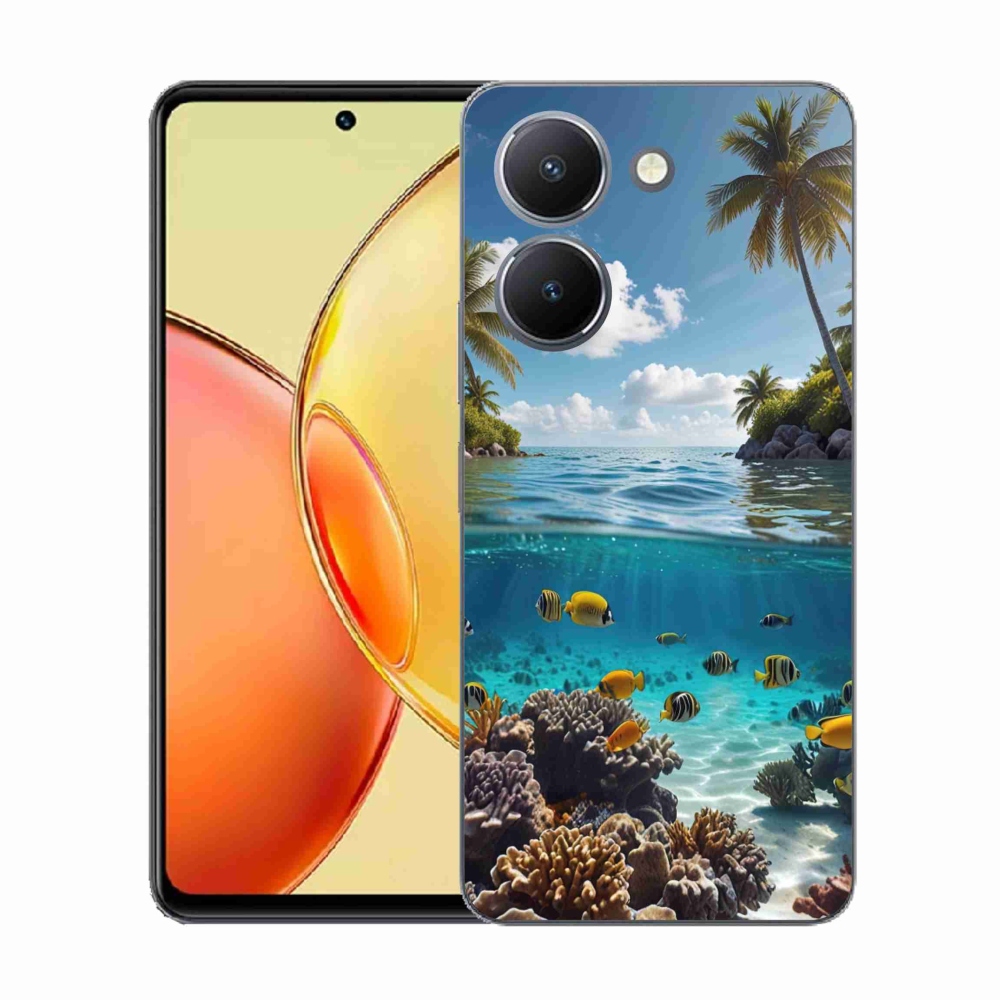 Gelový kryt mmCase na Vivo Y36 - mořský svět 4