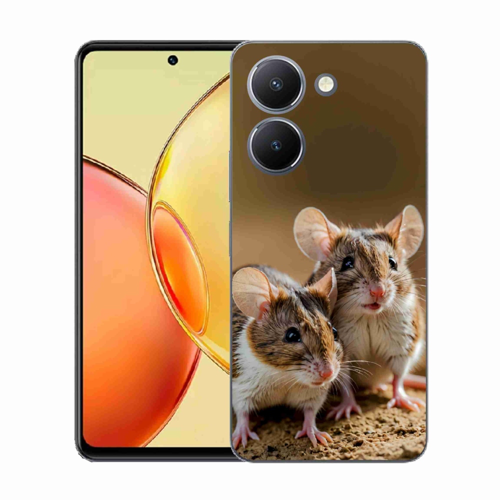 Gelový kryt mmCase na Vivo Y36 - myší duo