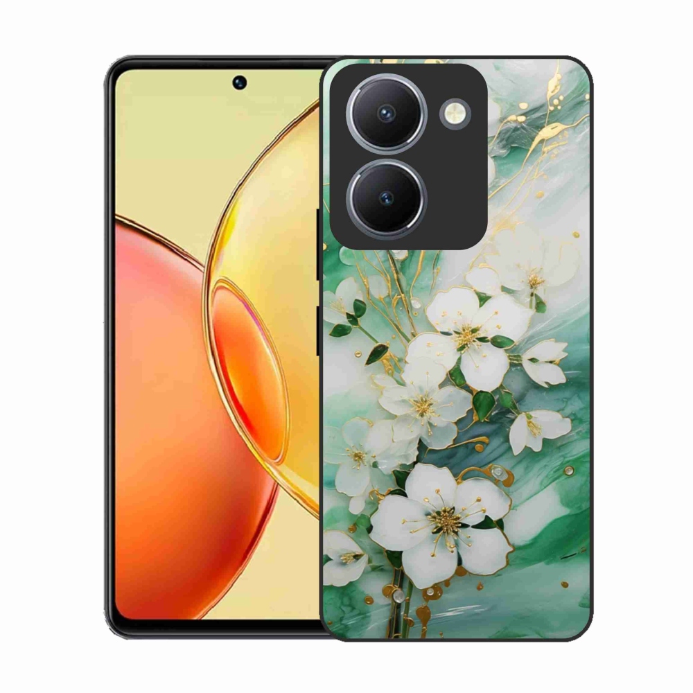 Gelový kryt mmCase na Vivo Y36 - něžné květy