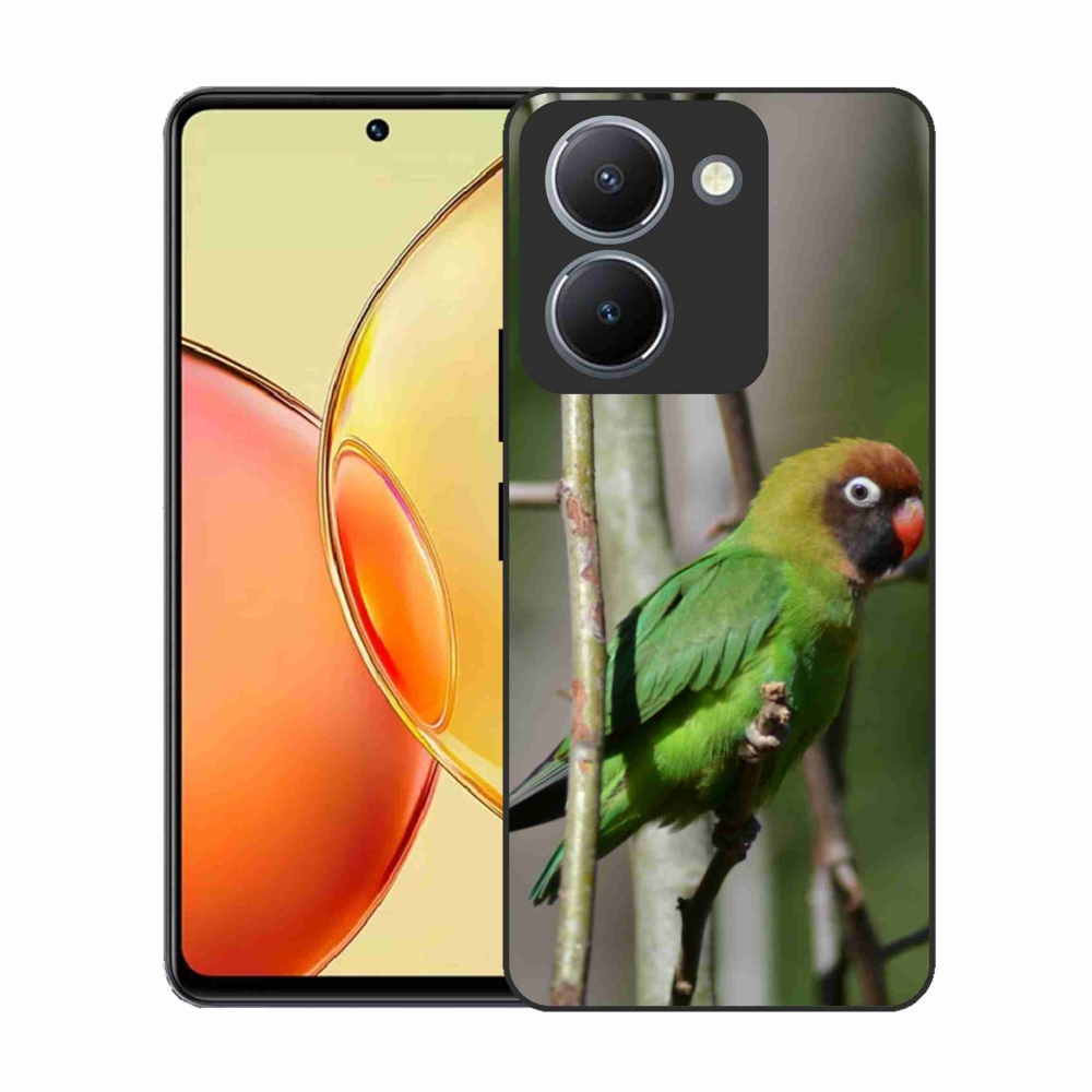 Gelový kryt mmCase na Vivo Y36 - papoušek agapornis