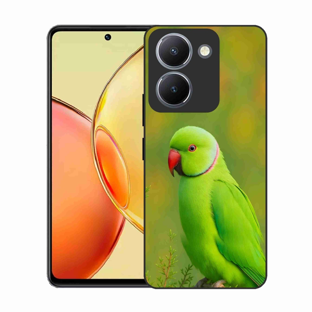 Gelový kryt mmCase na Vivo Y36 - papoušek alexandr 2