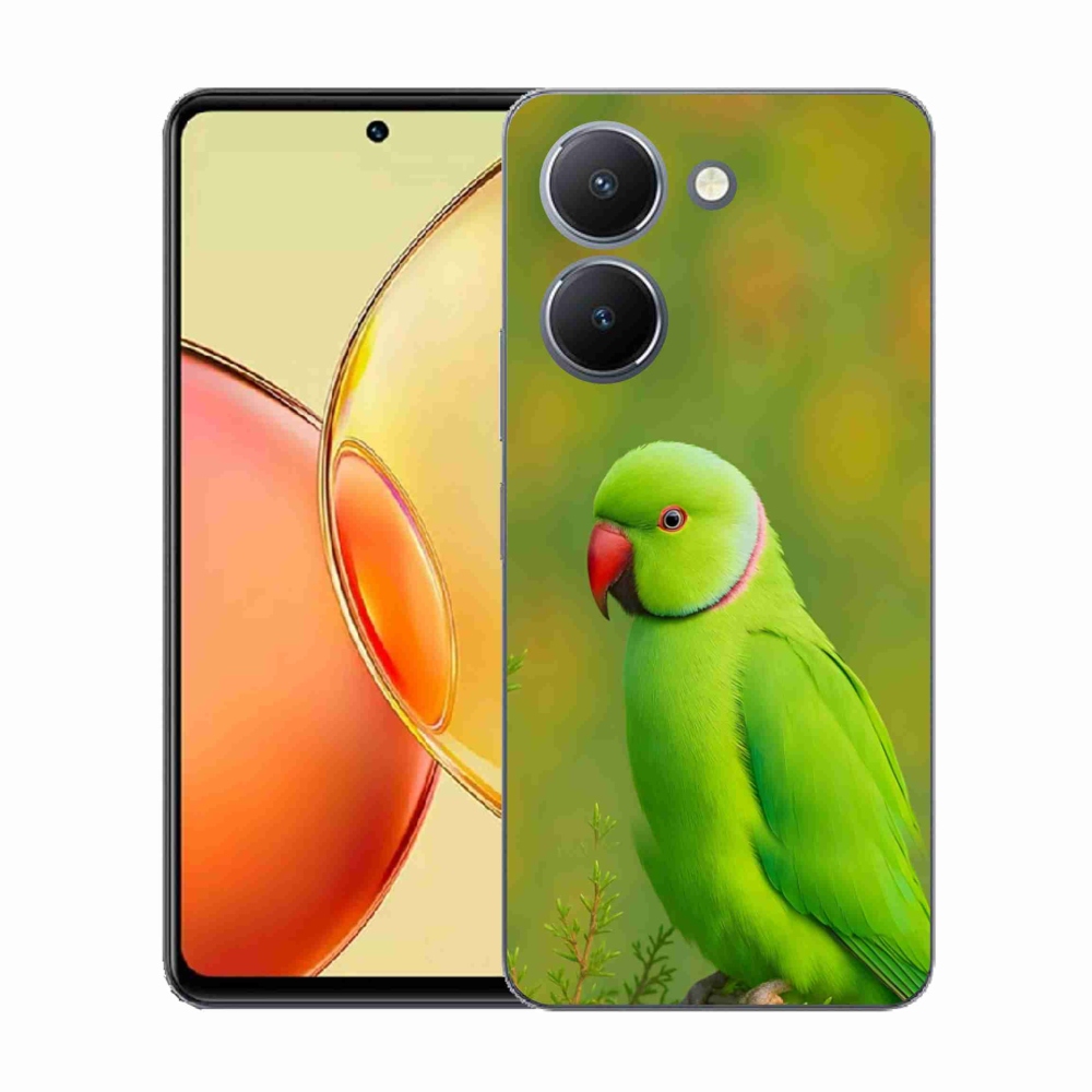 Gelový kryt mmCase na Vivo Y36 - papoušek alexandr 2
