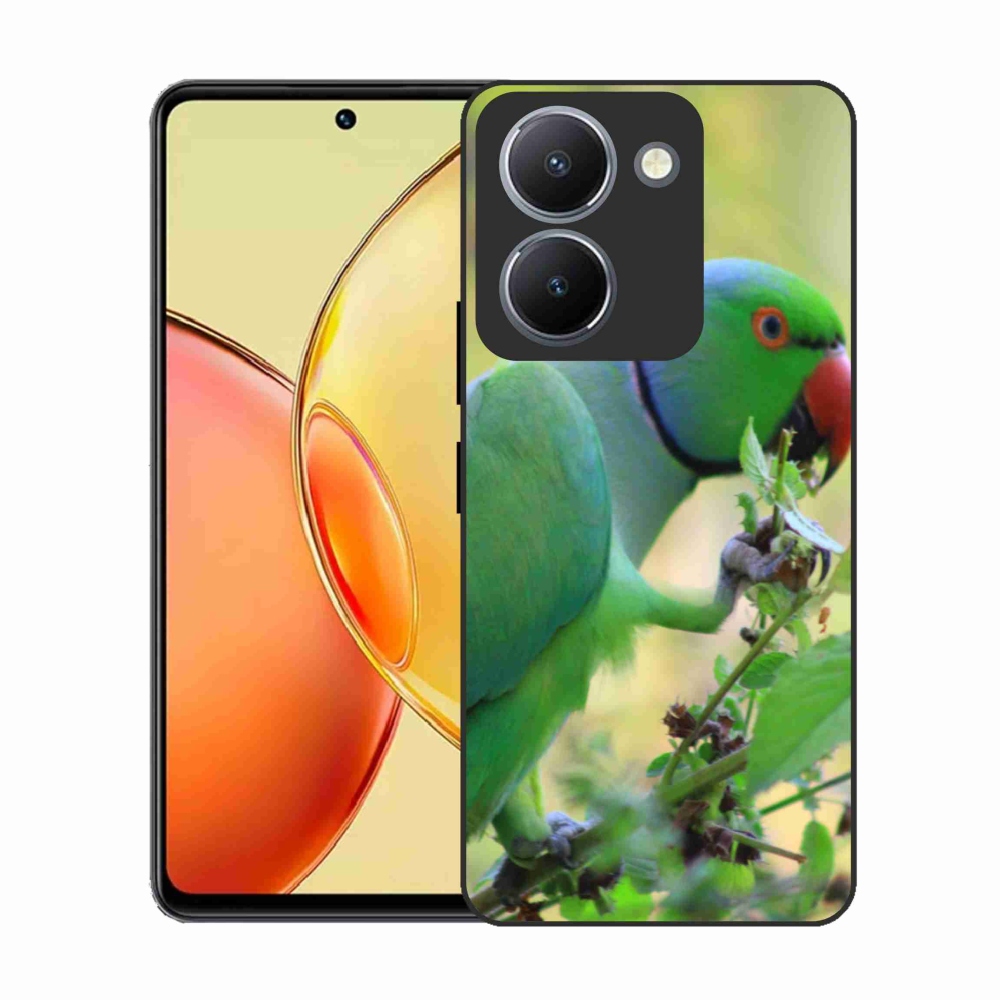 Gelový kryt mmCase na Vivo Y36 - papoušek alexandr