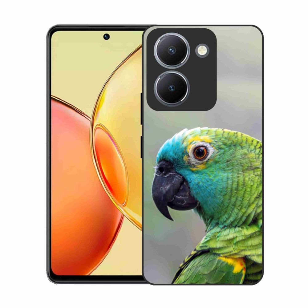 Gelový kryt mmCase na Vivo Y36 - papoušek amazoňan