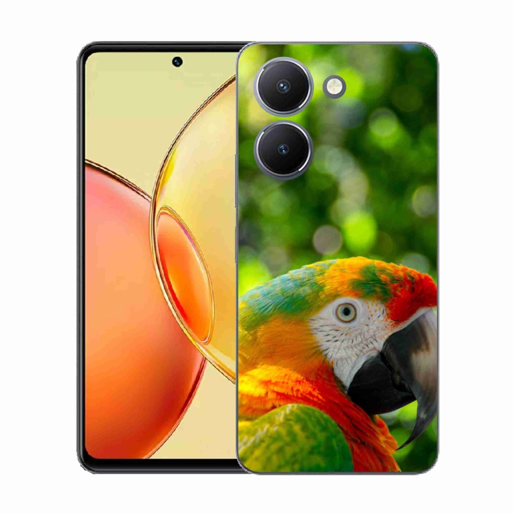 Gelový kryt mmCase na Vivo Y36 - papoušek ara 3