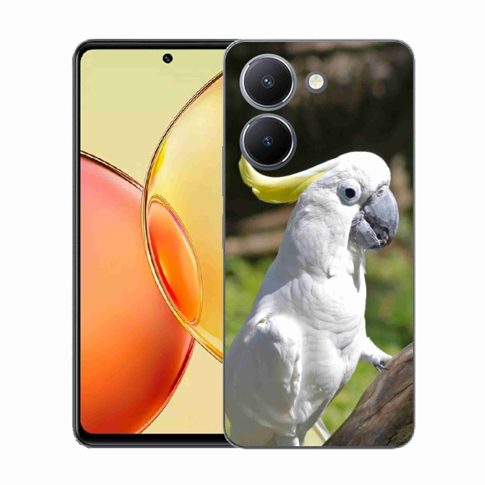 Gelový kryt mmCase na Vivo Y36 - papoušek kakadu 2